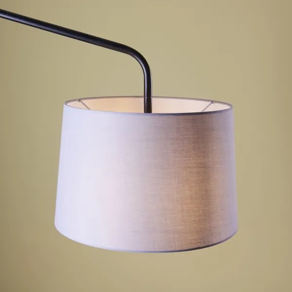 Endon 79380 - Aplică de perete CARLSON 1xE27/40W/230V gri/negru