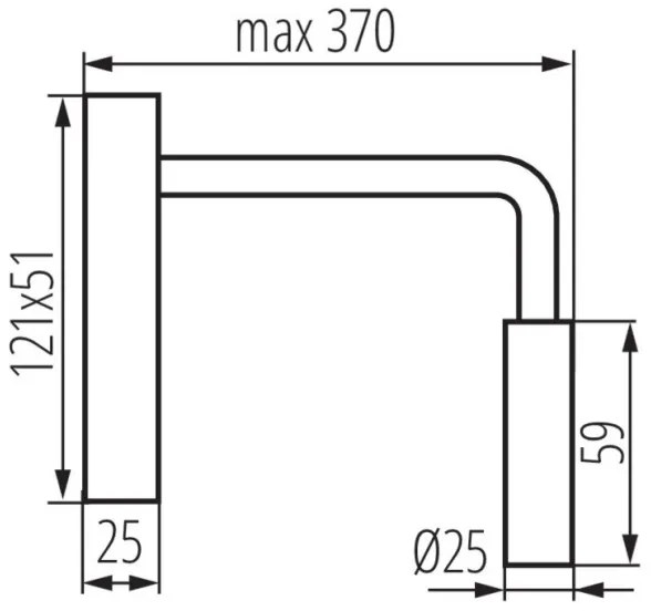 Veioză LED de flexibilă Kanlux 32522 TONIL LED/2,7W/230V negru