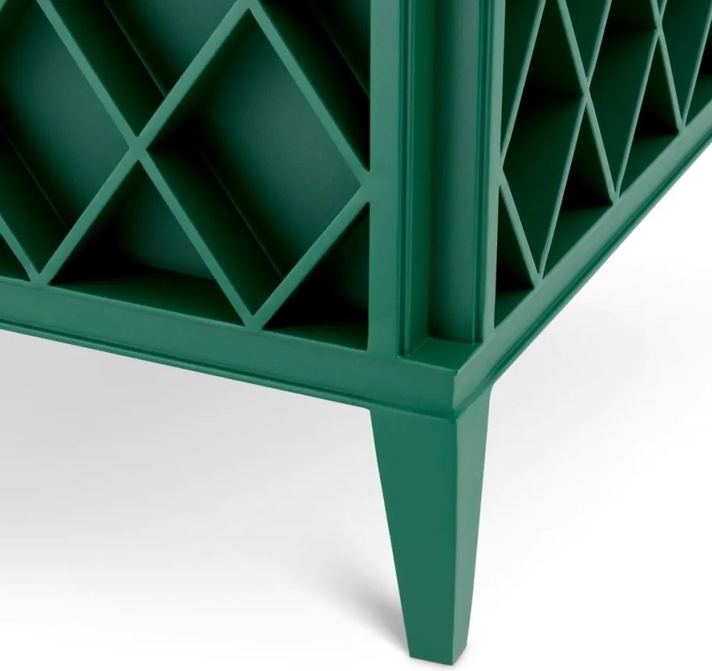 Ghiveci, Suport flori pentru exterior Ocean Club, verde, 119904 HZ