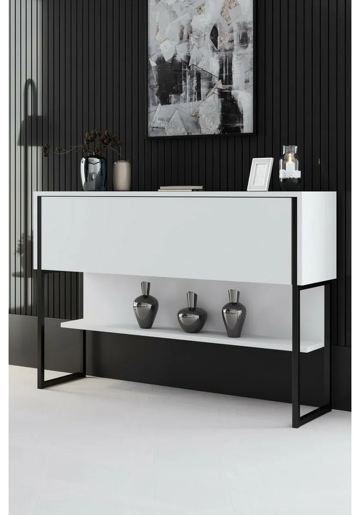 Comodă Luxe White and Black