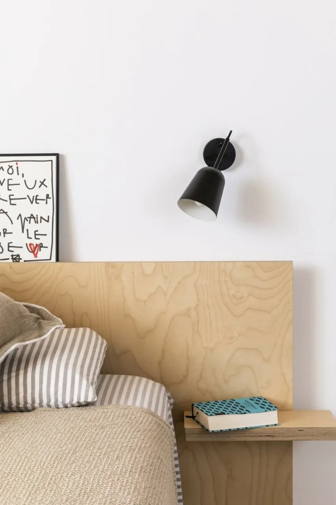 Aplica de perete design modern Studio negru