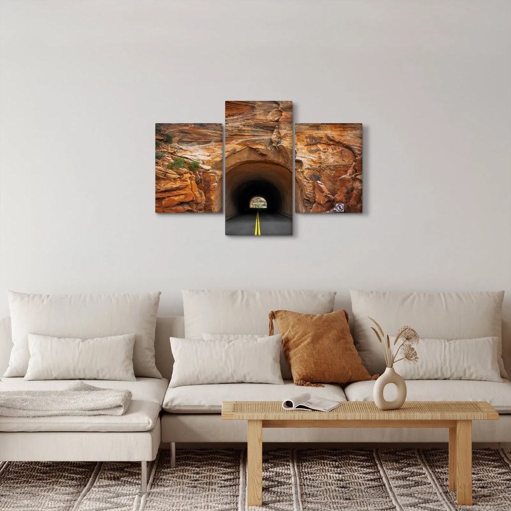 Tablou - tunel în stâncă (90x60 cm)