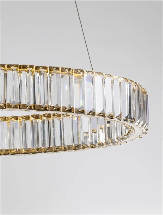 Lustra LED suspendata cristal design elegant AURELIA 40W