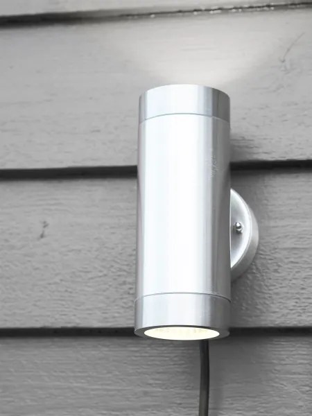 Markslöjd 108170 - Aplica LED de perete pentru exterior GARDEN24 2xLED/3W/24V IP44 crom mat