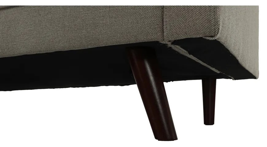 Canapea extensibilă, material gri-maro taupe, OTISA
