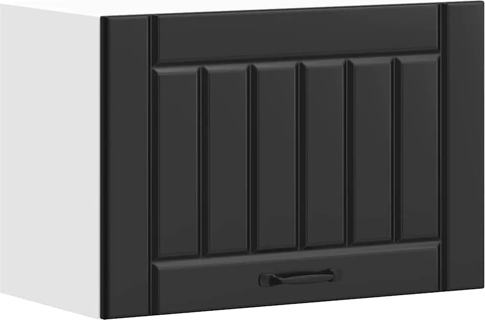 vidaXL Dulap de bucătărie „Lucca” lemn prelucrat negru