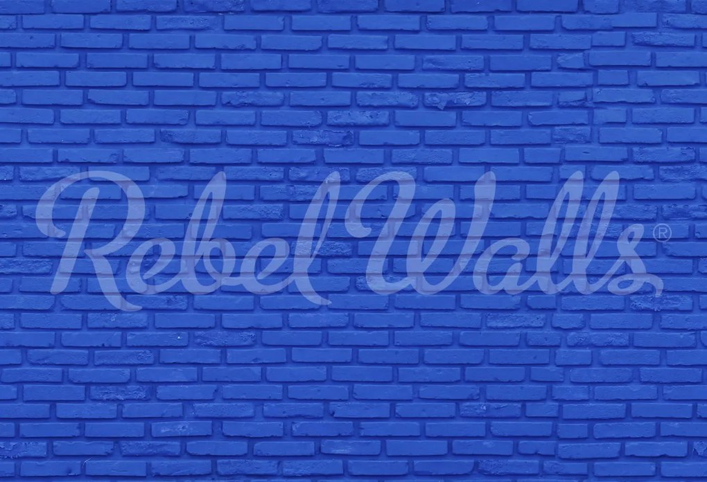 Tapet Wall of Bricks, Cobalt, Rebel Walls