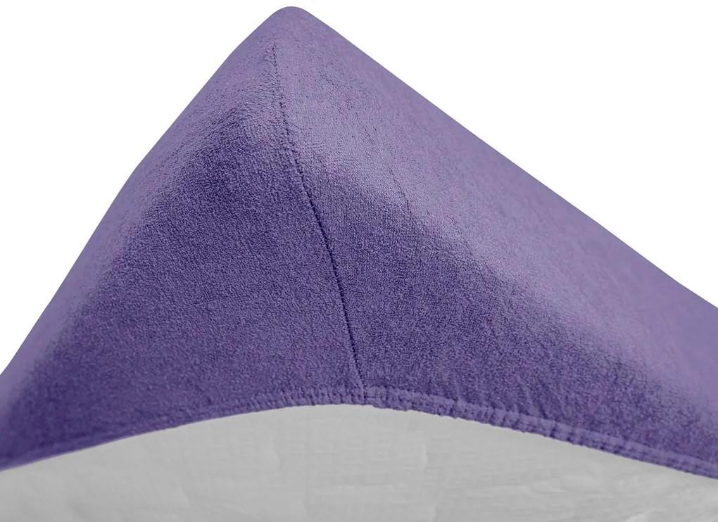 Cearsaf terry EXCLUSIVE violet Inchis 200x220-cm