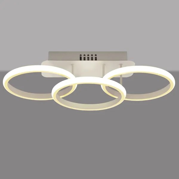 Lustră LED aplicată BARI LED/30W/230V albă