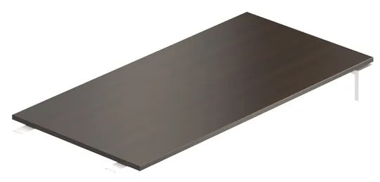 Element de actiune Creator 120 x 60 cm, baza alba, fara picioare, wenge