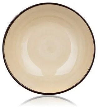 Farfurie adâncă Banquet PALAS, 18 cm, crem