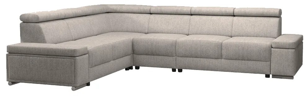 Coltar BOBY stanga taupe-gri, 315x80/98x256 cm