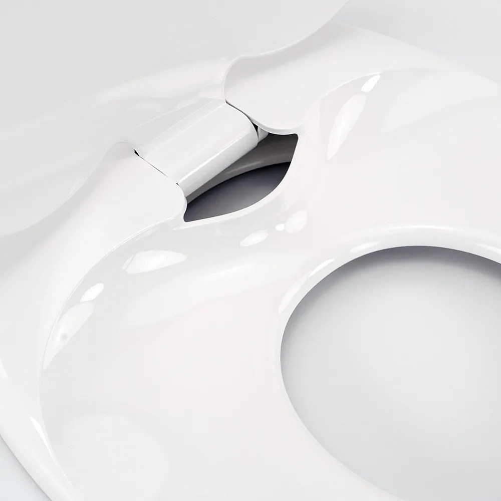 Rion Soft Close 2-in-1 scaun WC cu reductor plastic alb