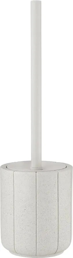 Perie de WC crem din polirășină Kua – Blomus