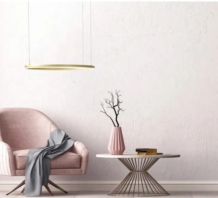 Lustra LED suspendata design modern circular geometric HALO PENDANT 80 GO