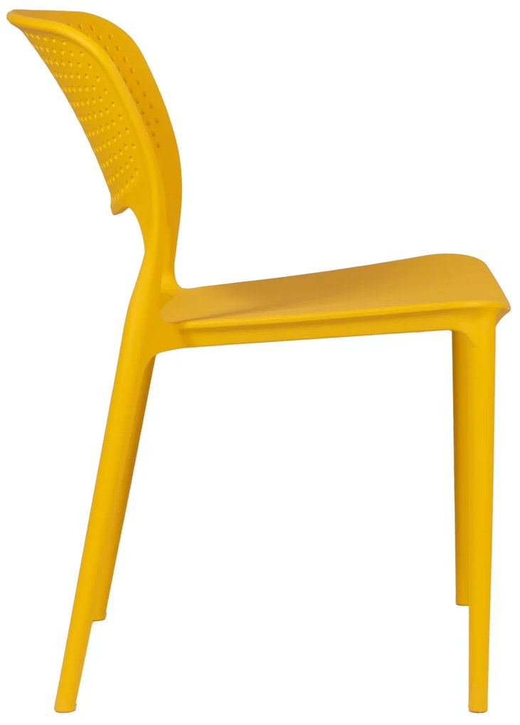TODO Galben - SCAUN MODERN PENTRU BUCĂTĂRII, GRĂDINI, CAMERE DE CAFEA (FIXE)