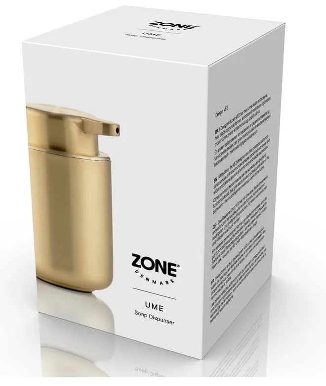 Dozator de săpun lichid alămiu din oțel inoxidabil 250 ml Ume Brass – Zone