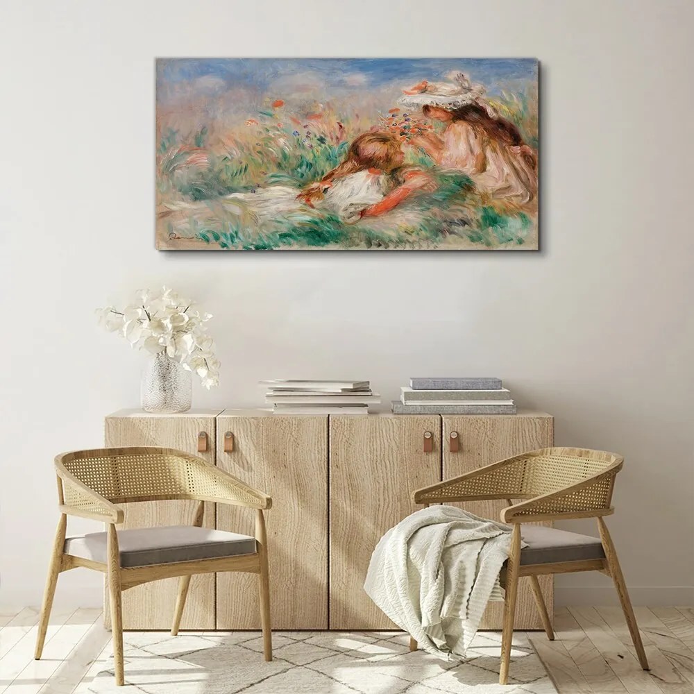 Tablou canvas Fete Flori de Lunca