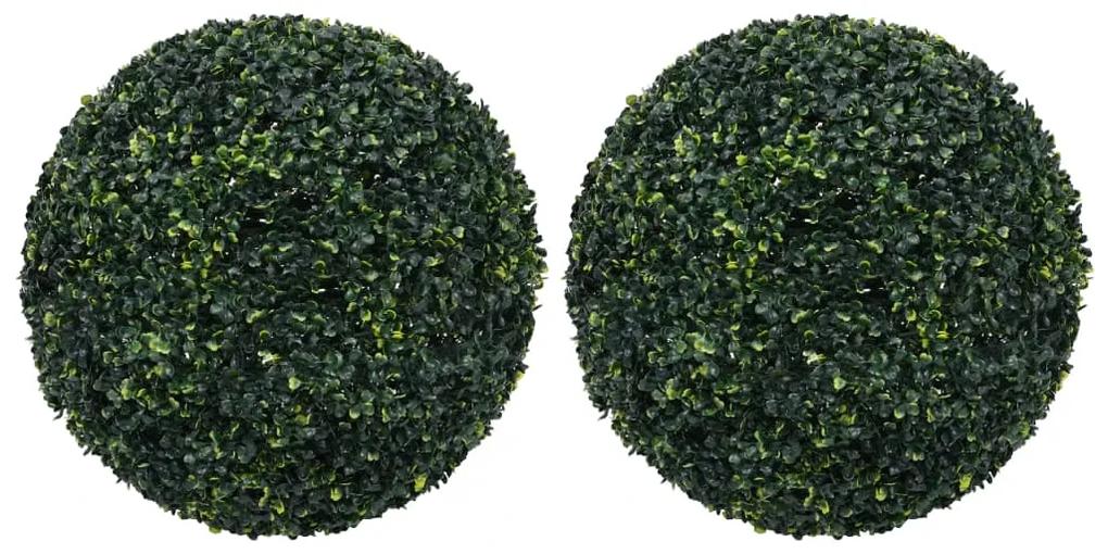Bile de arbusti cimisir artificiali, 2 buc., 52 cm 1, 52 cm