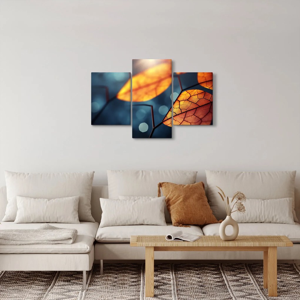 Tablou - Textura frunzelor (90x60 cm)