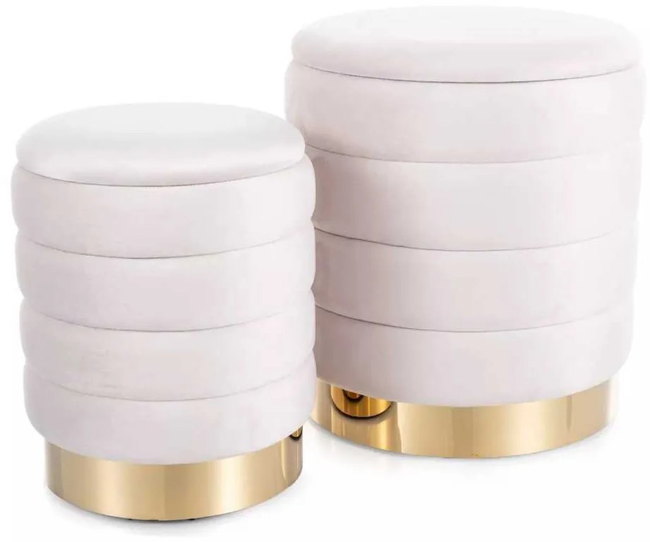 Taburet Bonfol Velvet, crem