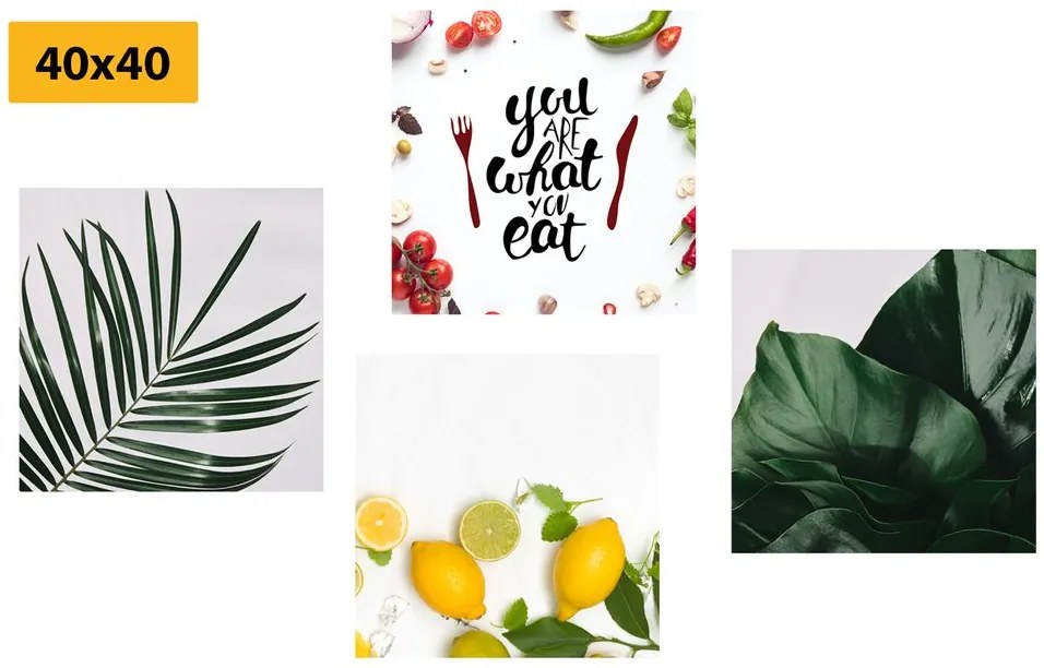 Set tablouri pentru bucătărie în design unicat