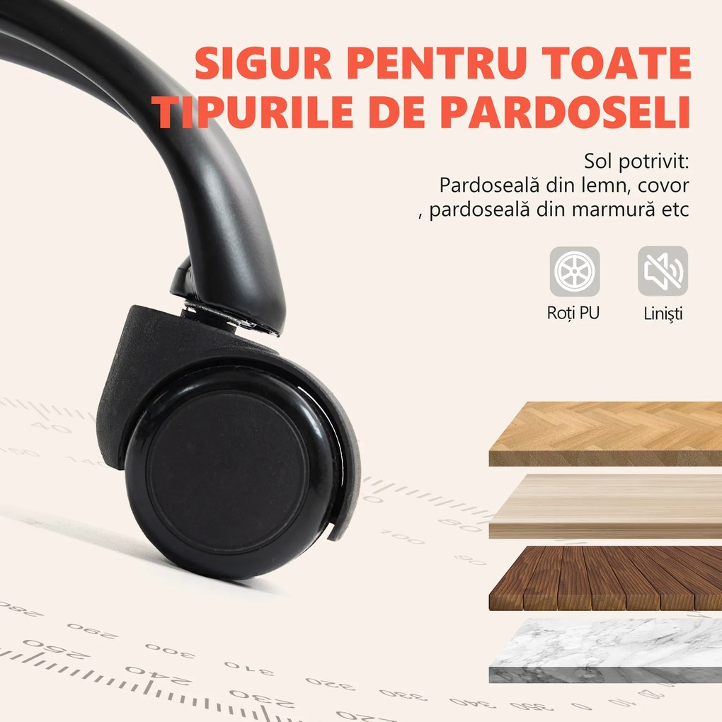 HOMCOM Scaun de Birou cu Masaj la 6 Puncte și Funcție de Încălzire, Reglabil 135° din Piele PU cu Suport pentru Picioare, Brațe Tapițate, Înălțime Reglabilă, Spătar Înalt, Gri Deschis | Aosom Romania