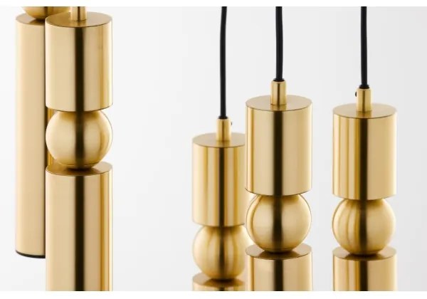 Lustră pe cablu Jupiter 2020 ALAS 5xGU10/10W/230V auriu