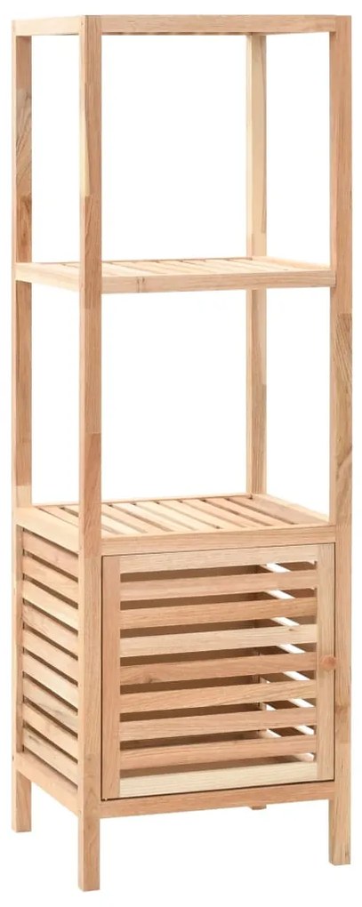 vidaXL Dulap depozitare baie, 39,5x35,5x123 cm, lemn de nuc masiv