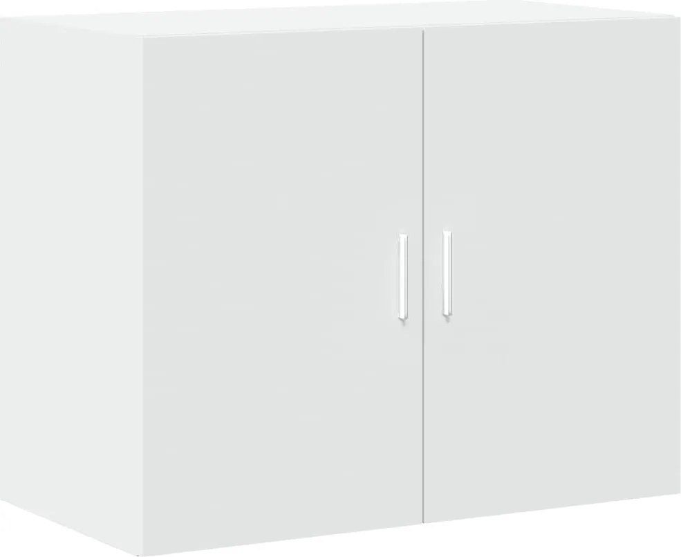 vidaXL Dulap de perete, alb, 80x42,5x64 cm, lemn compozit
