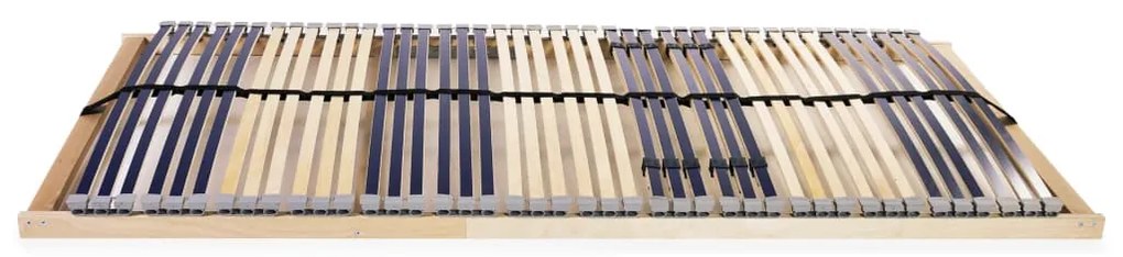 246464 vidaXL Bază de pat cu șipci, 42 șipci, 7 zone, 100 x 200 cm