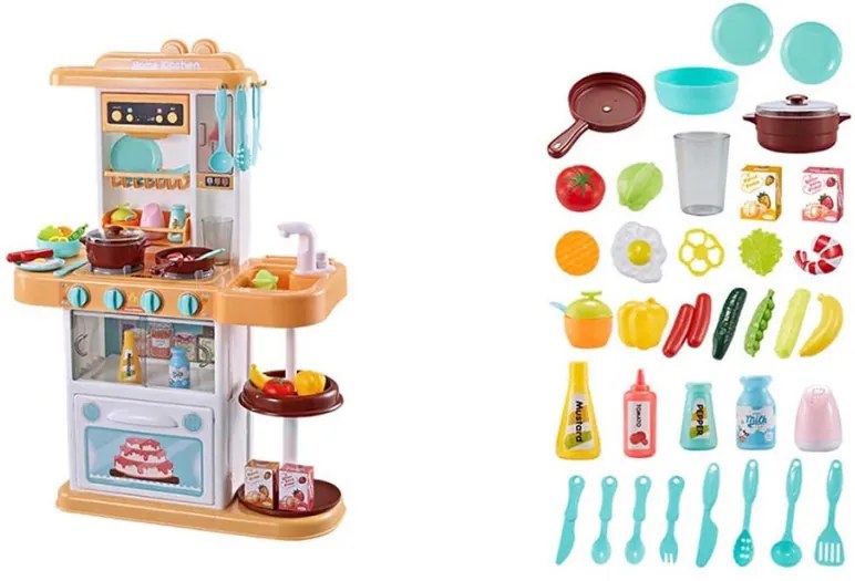 Bucatarie de jucarie-bej