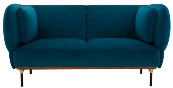 Canapea Isa, Albastru Velvet, 172 x 97 x 80 cm