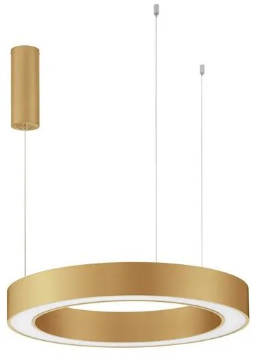 Pendul LED dimabil design modern MORBIDO alama auriu