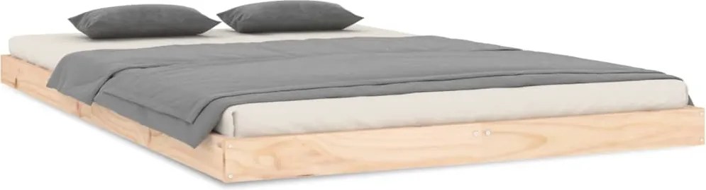 vidaXL Cadru de pat, 120x200 cm, lemn masiv de pin