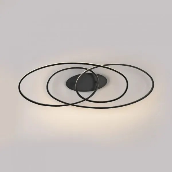 Plafonieră LED JUST LIGHT. 15321-18 LUMACA LED/33W/230V negru