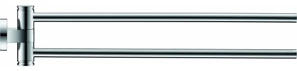 Duravit 99221000 - Suport de perete pentru prosoape D-CODE, 44,7 cm, crom lucios