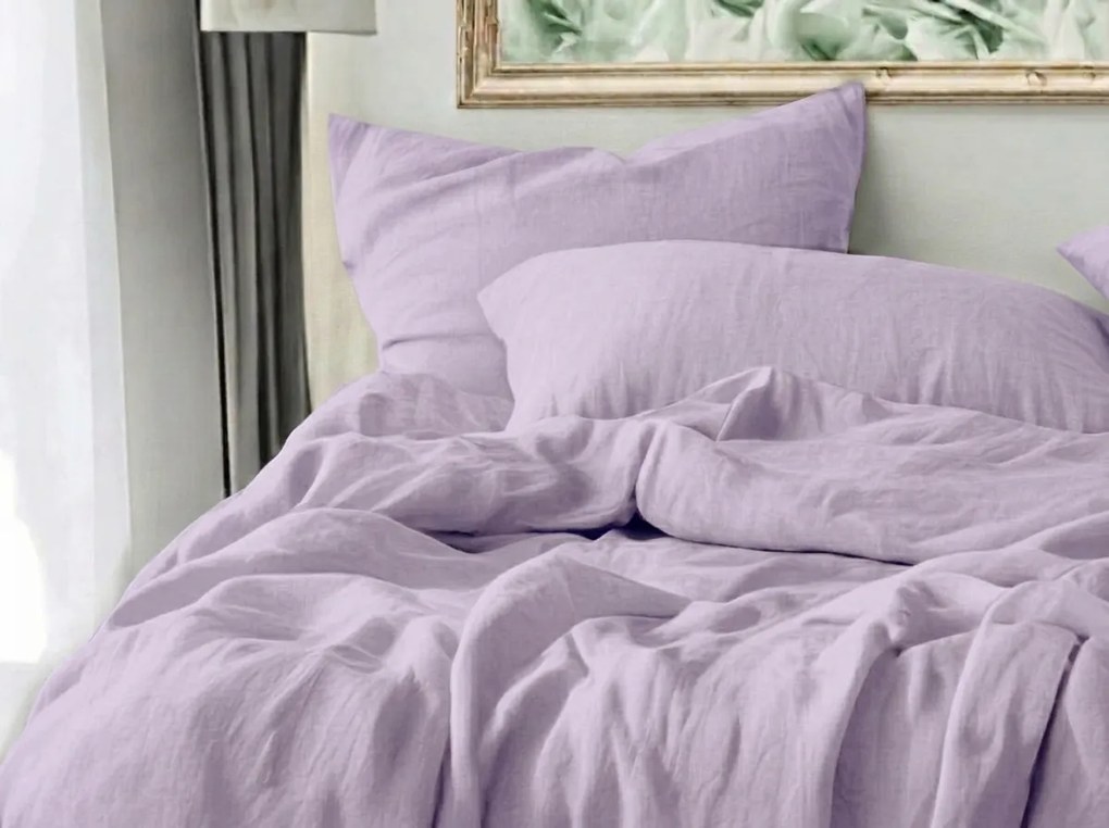 Lenjerie de pat din muselin MUSSARI lila-violet Dimensiune lenjerie de pat: 70 x 90 cm | 140 x 220 cm