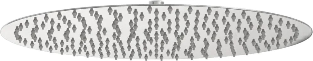 vidaXL Cap de duș cu efect de ploaie rotund din oțel inoxidabil 304