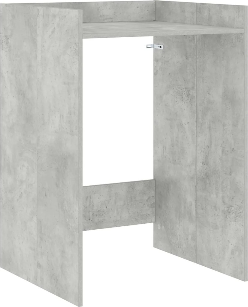 vidaXL Dulap pentru mașina de spălat Beton 67,5 x 62 x 97 cm