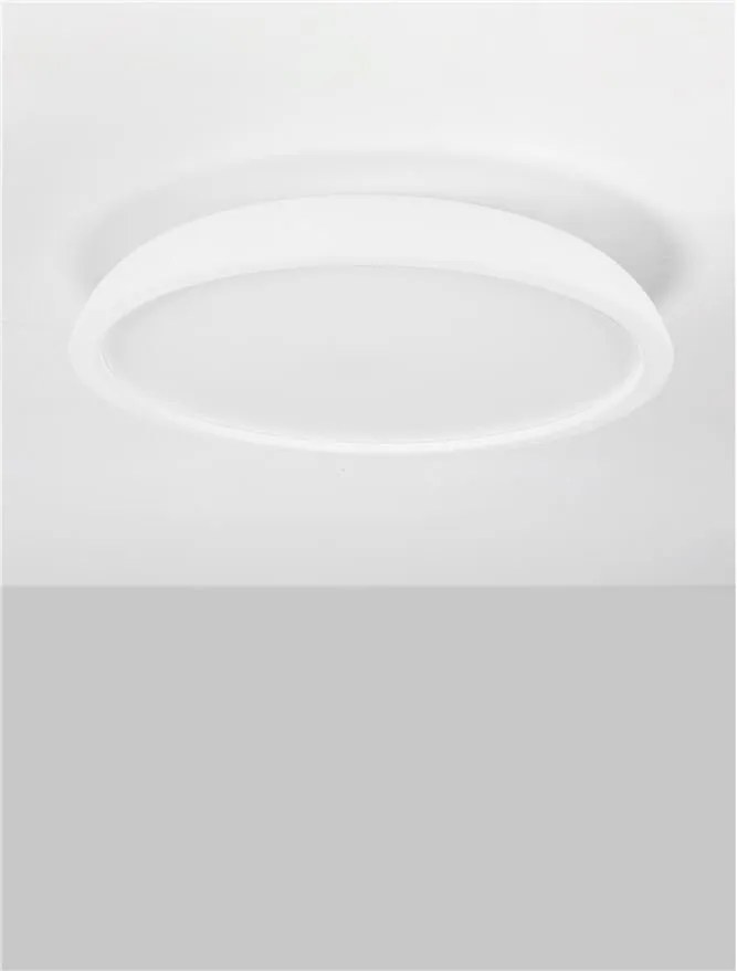 Lustra LED aplicata stil modern FELICIA alb 60cm