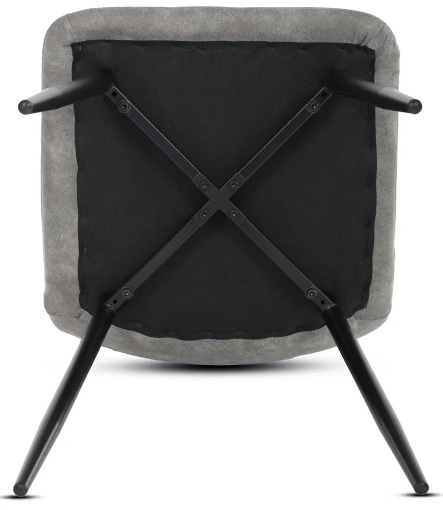 Set de scaune de sufragerie Vintage CT-281 GREY3,4 buc.