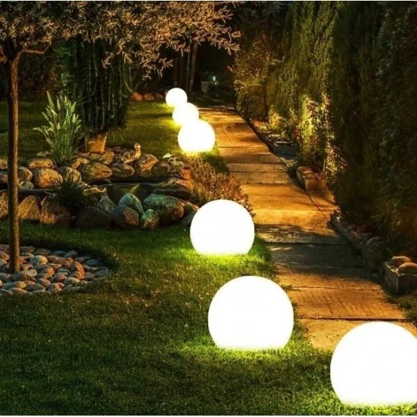 Corp de iluminat decorativ de exterior GARDEN BALL 1xE27/40W/230V IP65 d. 38 cm