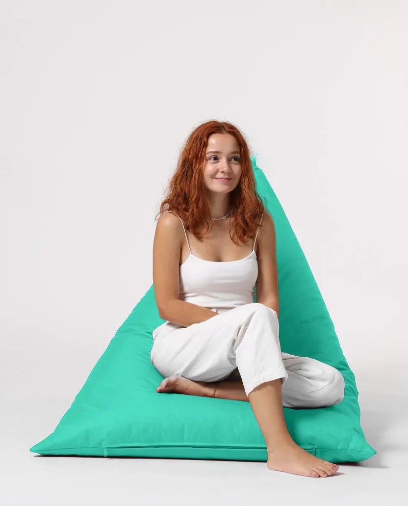 Fotoliu puf pentru grădină Pyramid Big Bed Pouf - Turquoise