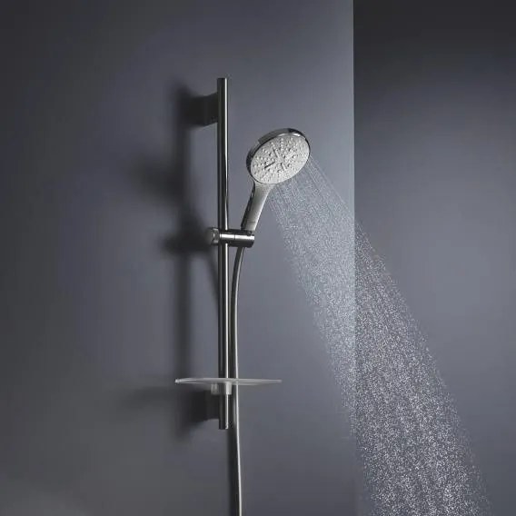 Grohe Rainshower SmartActive 130 Set dus cu bara 90 cm si savoniera, crom