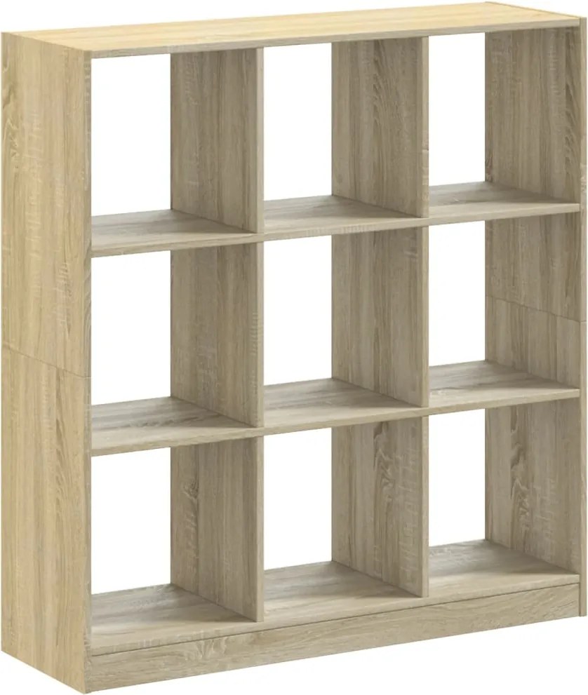 vidaXL Bibliotecă, stejar sonoma, 102x32x108 cm, lemn prelucrat