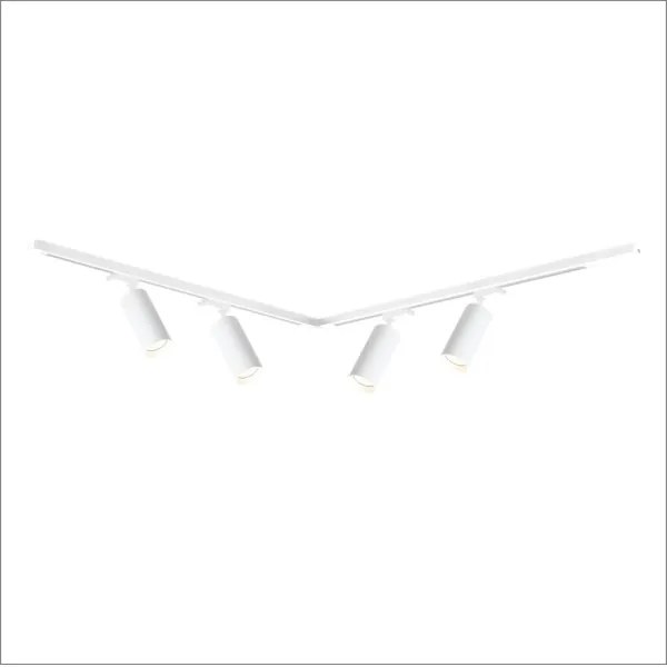 Spot in sistem de șină MICA 4xGU10/10W/230V alb