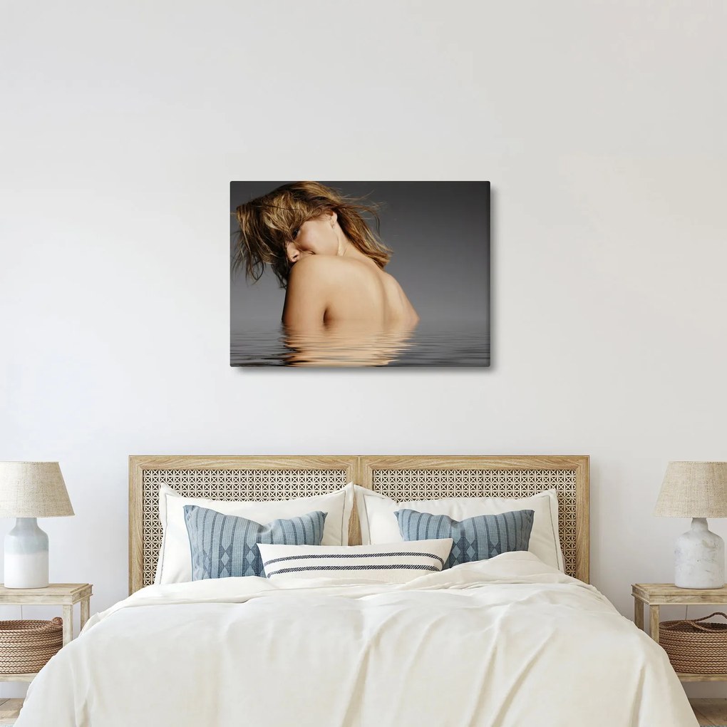 Tablou - Imaginea unei femei care face baie (70x50 cm)