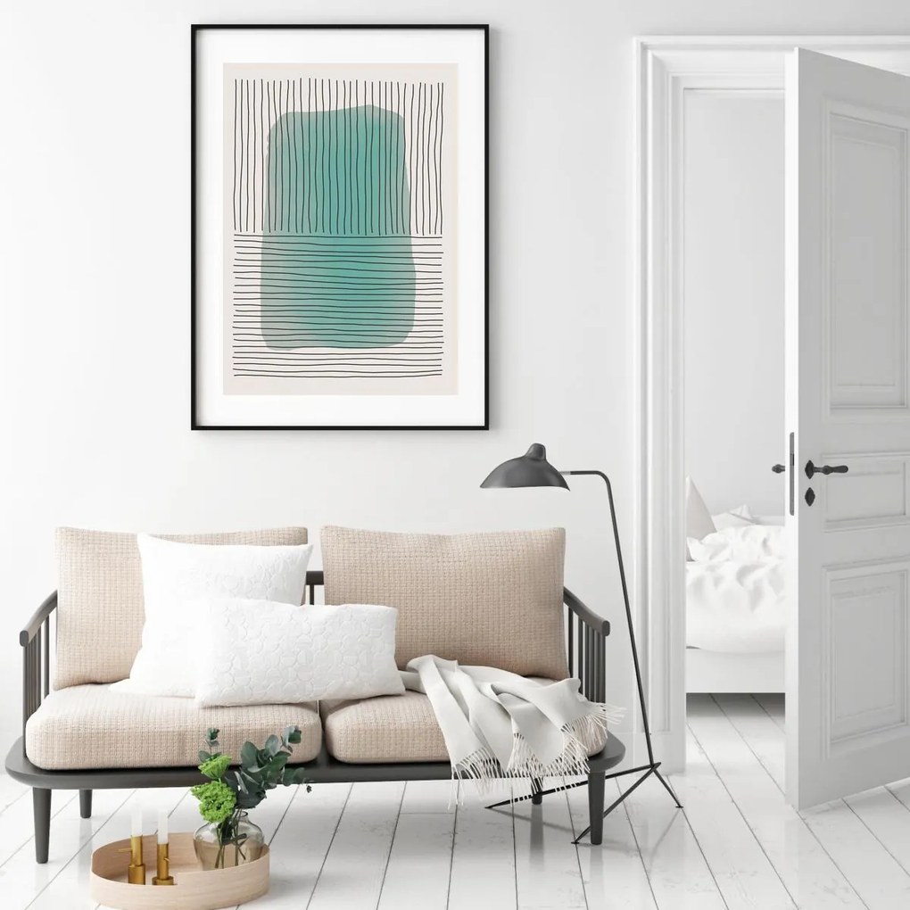 Poster - Abstracție pictată (A4)