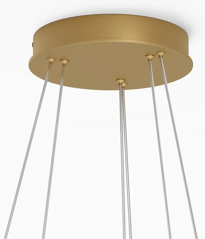 Lustra suspendata LED 2 inele alama Rim